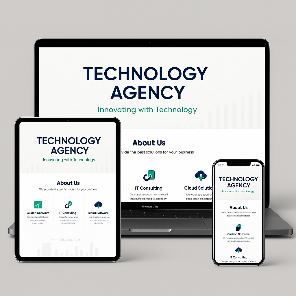 Landing Page Moderna para Agências e Startups